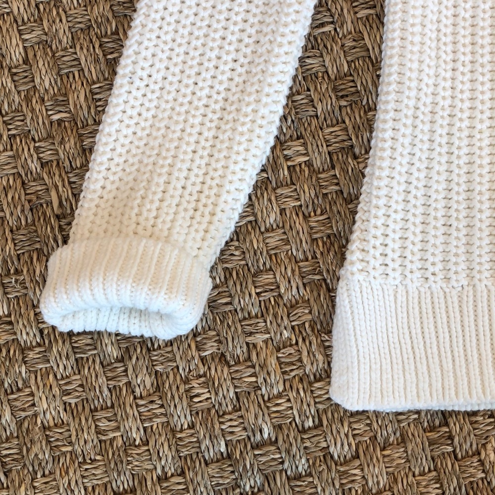 Nautica White Cable Sweater - Picture 4 of 6